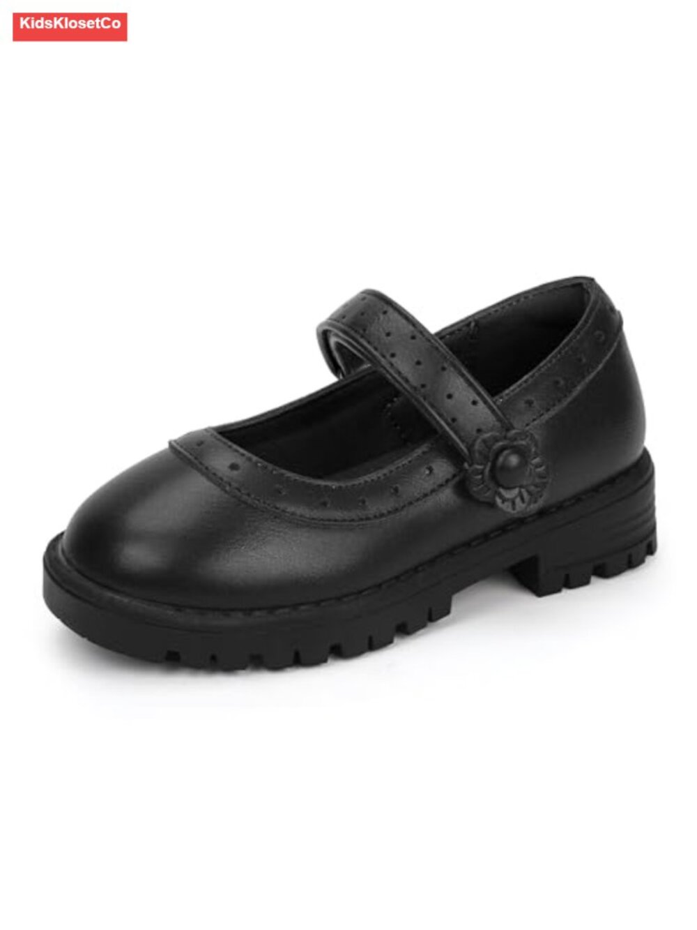 Girls Mary Jane Dress Shoes Platform Flats Round Toe School Uniform Shoes